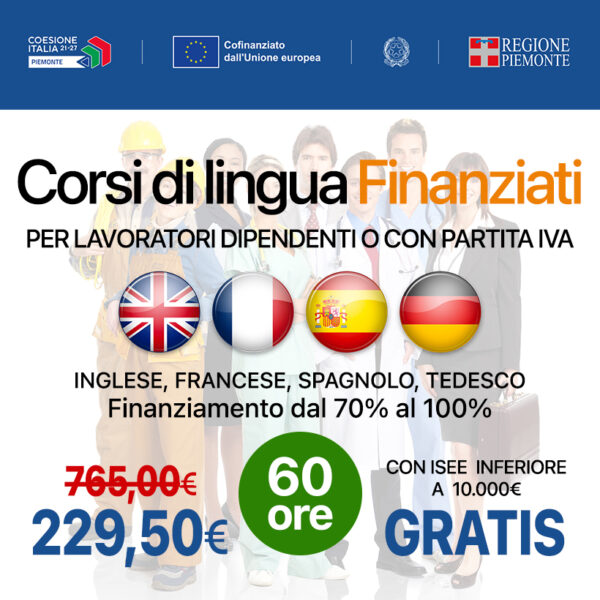 Corsi Di Lingua Finanziati | Abbey School Scuola Di Lingue A Torino